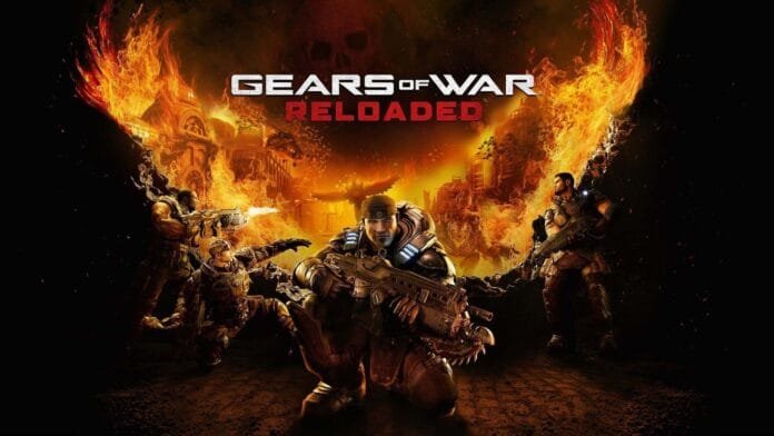 Marcus Fenix y el escuadrón Delta en Gears of War Reloaded, disponible hoy en Game Pass Ultimate Colombia 2025 con cross-play PlayStation y Xbox