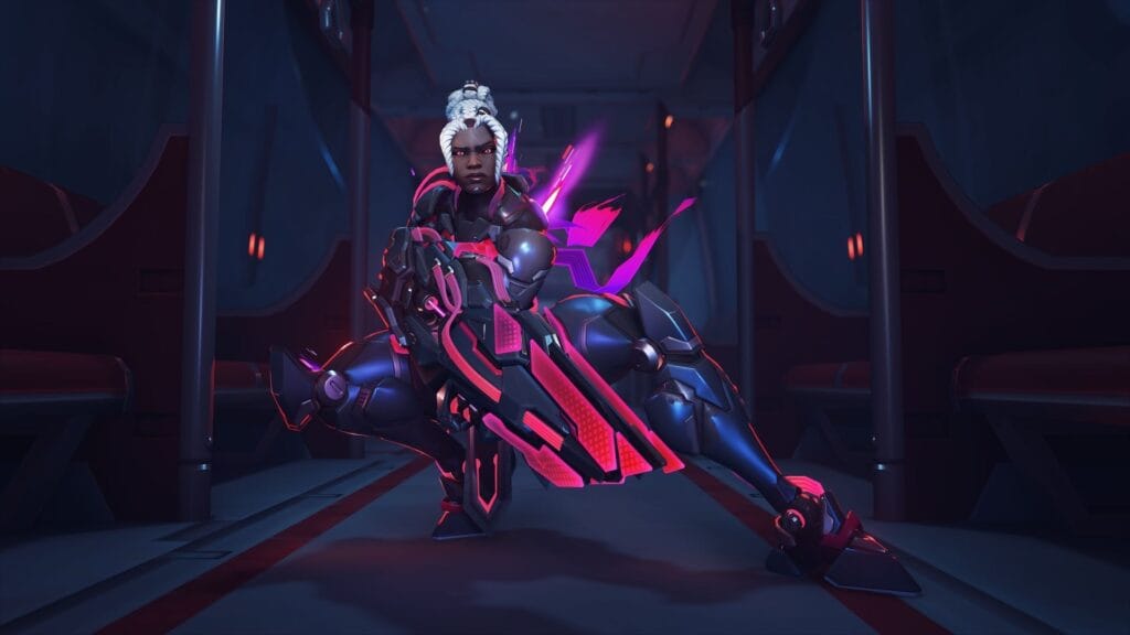 Overwatch 2 Temporada 18: Estadio llega con Partida Rápida y renovación completa - Todo lo que necesitas saber 2 Nuevo aspecto mítico premium de Overwatch 2 Temporada 18 disponible en el Battle Pass, colores rosa y morado