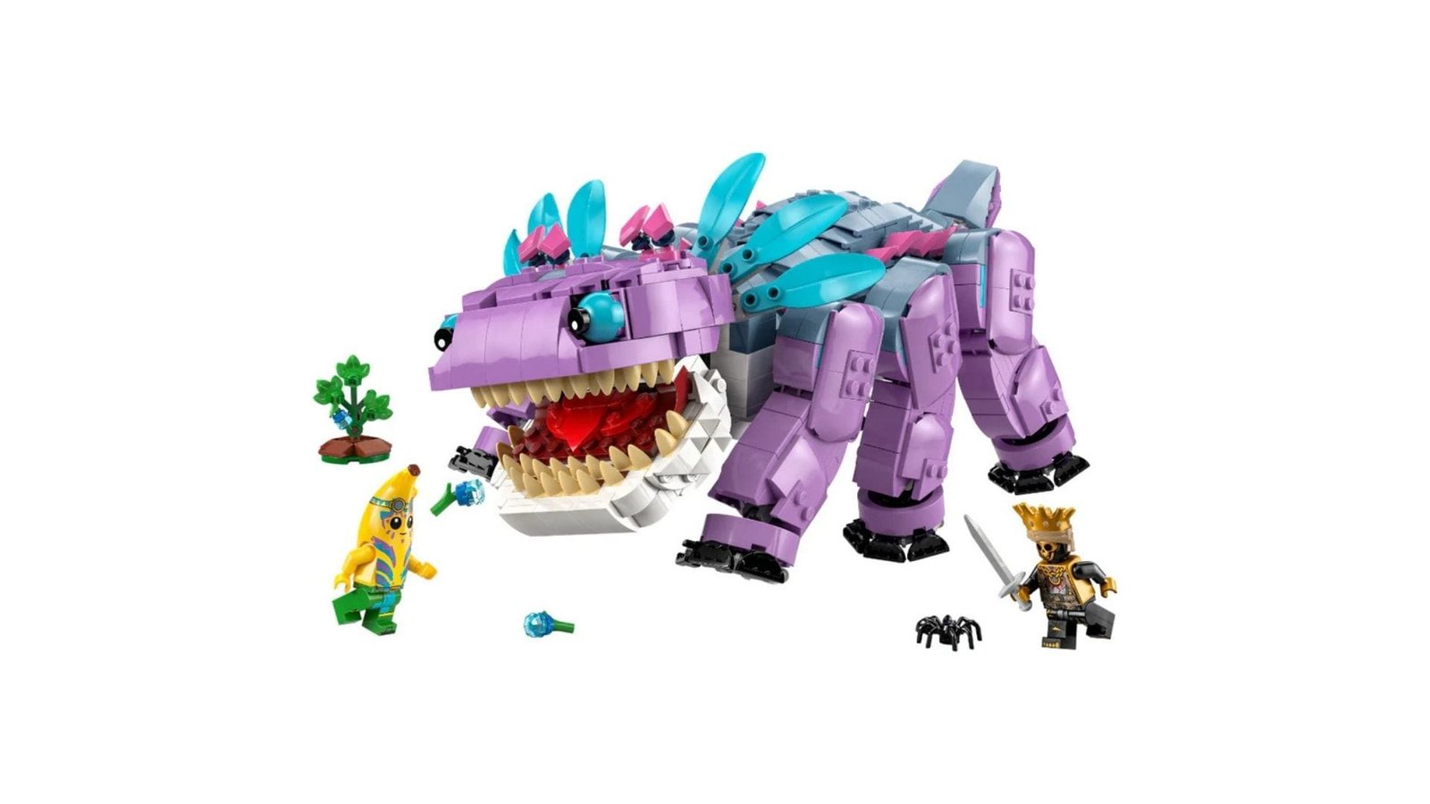 LEGO Fortnite Klombo set completo 1084 piezas minifiguras Bananín Oro disponible Colombia