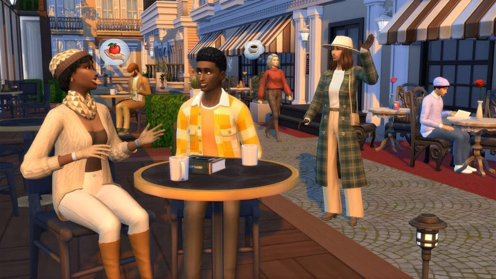 Los Sims 4 estrena Kit Moda de Otoño con 27 prendas y accesorios 1 Los Sims 4 Kit Moda Otoño personajes ropa casual bufandas sombreros cárdigans accesorios temporada otoñal