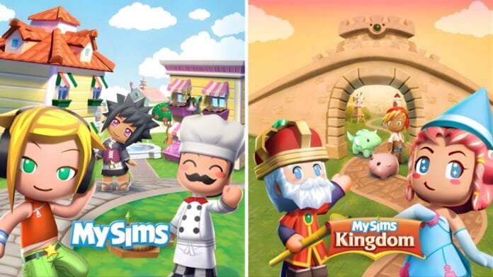 MySims y MySims Kingdom personajes principales juego simulación construcción Nintendo DS Wii