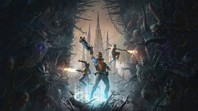 painkiller-blood-pact-key-art-oficial-octubre-2025-steam Painkiller Blood Pact arte oficial lanzamiento 21 octubre 2025 PlayStation 5 Xbox Series Steam shooter cooperativo