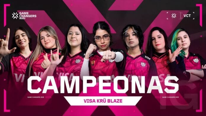 VISA KRÜ Blaze es tetracampeona de Game Changers LATAM tras vencer 3-0 a Akave Esports. Conoce todos los detalles del triunfo y su clasificación al mundial de Seúl.