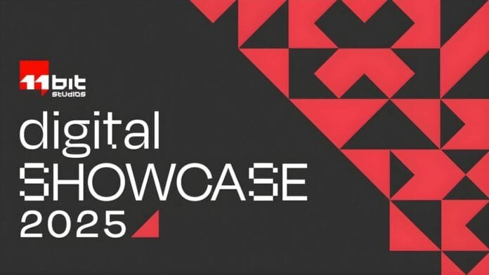 11 bit studios Digital Showcase 2025 con logos de Death Howl, Frostpunk 2 y The Alters