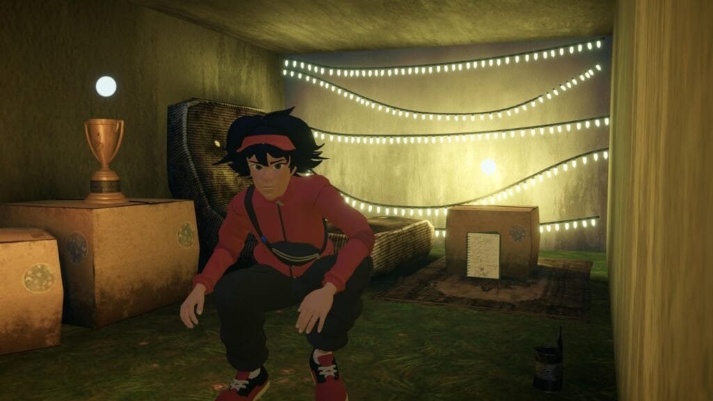 A Pizza Delivery personaje habitación desarrollo narrativa juego indie Eric Osuna