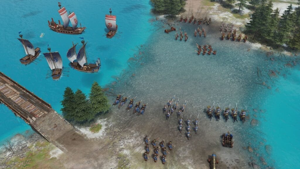 Age of Empires IV llega a PS5: ¿Vale la pena este clásico de estrategia en consola? 7 Combate naval estratégico en Age of Empires IV Anniversary Edition para PS5