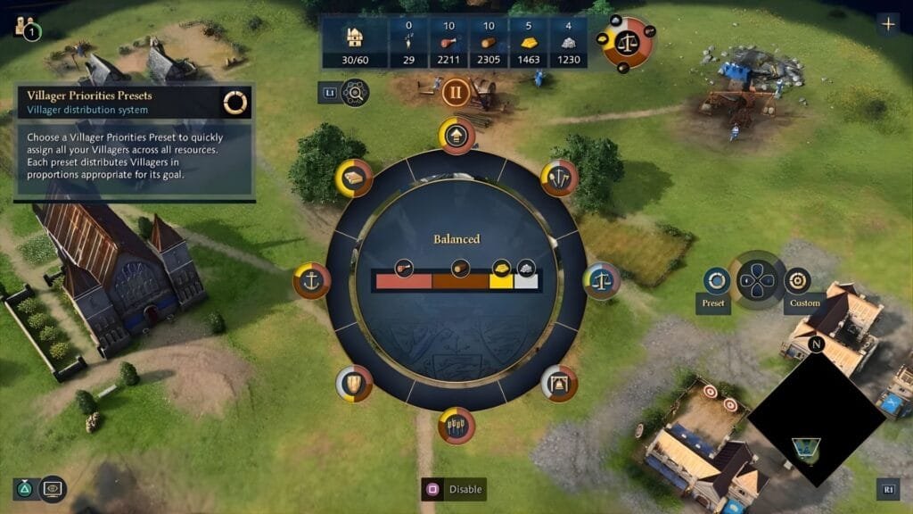 Age of Empires IV llega a PS5: ¿Vale la pena este clásico de estrategia en consola? 2 Sistema Villager Priority controles optimizados DualSense Age of Empires IV PS5