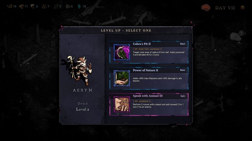 Cinco clases de héroes disponibles en Blightstone RPG táctico