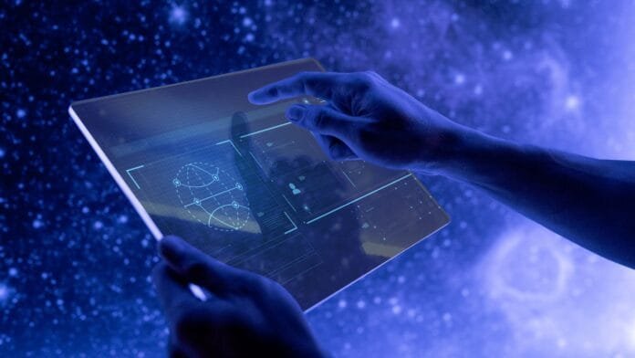 Navegador ChatGPT Atlas mostrando interfaz de IA con alertas de seguridad ESET sobre riesgos de phishing y privacidad