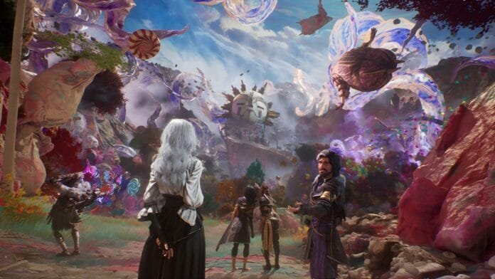 Clair Obscur Expedition 33 actualización Thank You mostrando el nuevo entorno Verso's Drafts