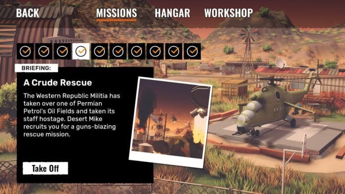 Cleared Hot shooter helicópteros Steam Early Access noviembre 2025