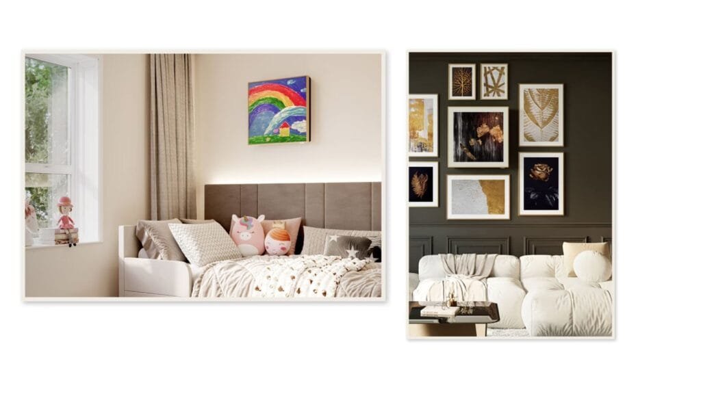 Control remoto del aire acondicionado LG ArtCool Gallery mediante aplicación LG ThinQ en smartphone