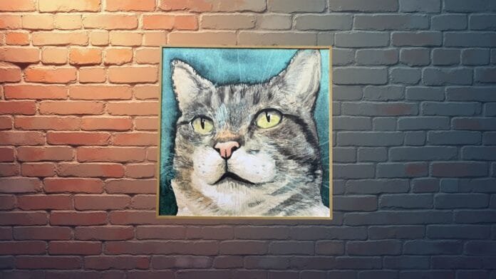 LG ArtCool Gallery con panel personalizable mostrando diseño artístico en sala de estar colombiana