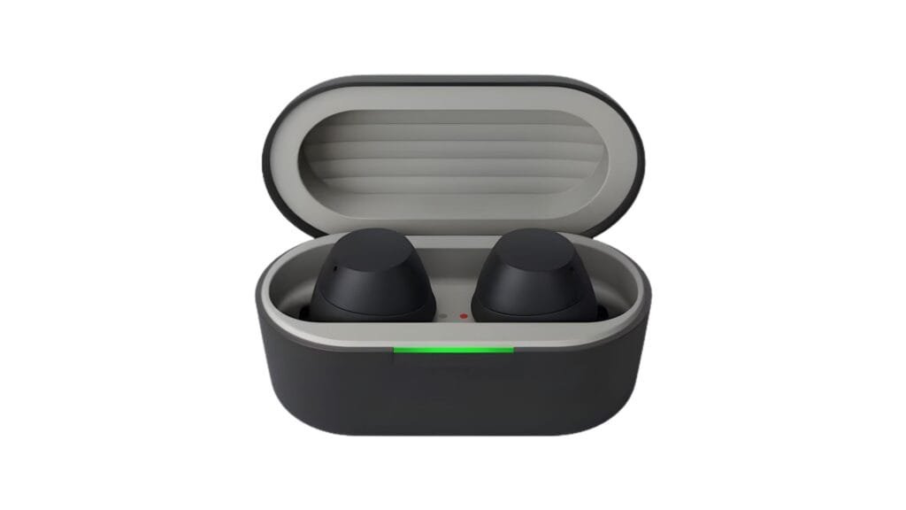 Estuche de carga USB-C de los LG xboom Buds con autonomía de hasta 30 horas