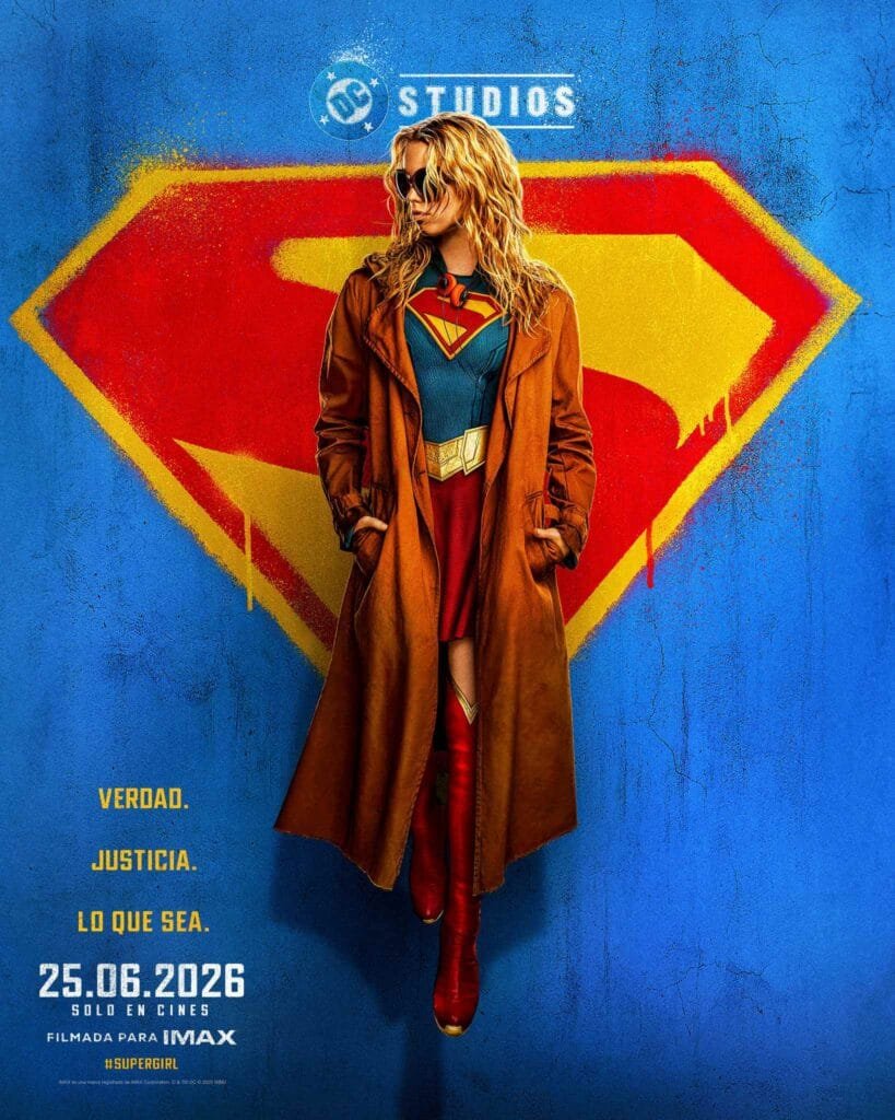 ¿Cuándo sale Supergirl en Colombia? Revelan tráiler oficial para 2026 1 Póster oficial de Supergirl distribuida por Warner Bros Pictures junio 2026