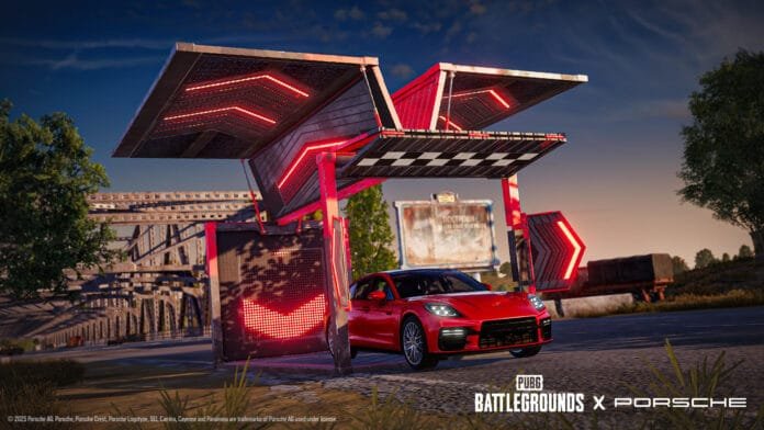 Vehículos Porsche exclusivos en PUBG Battlegrounds y PUBG Mobile colaboración 2025