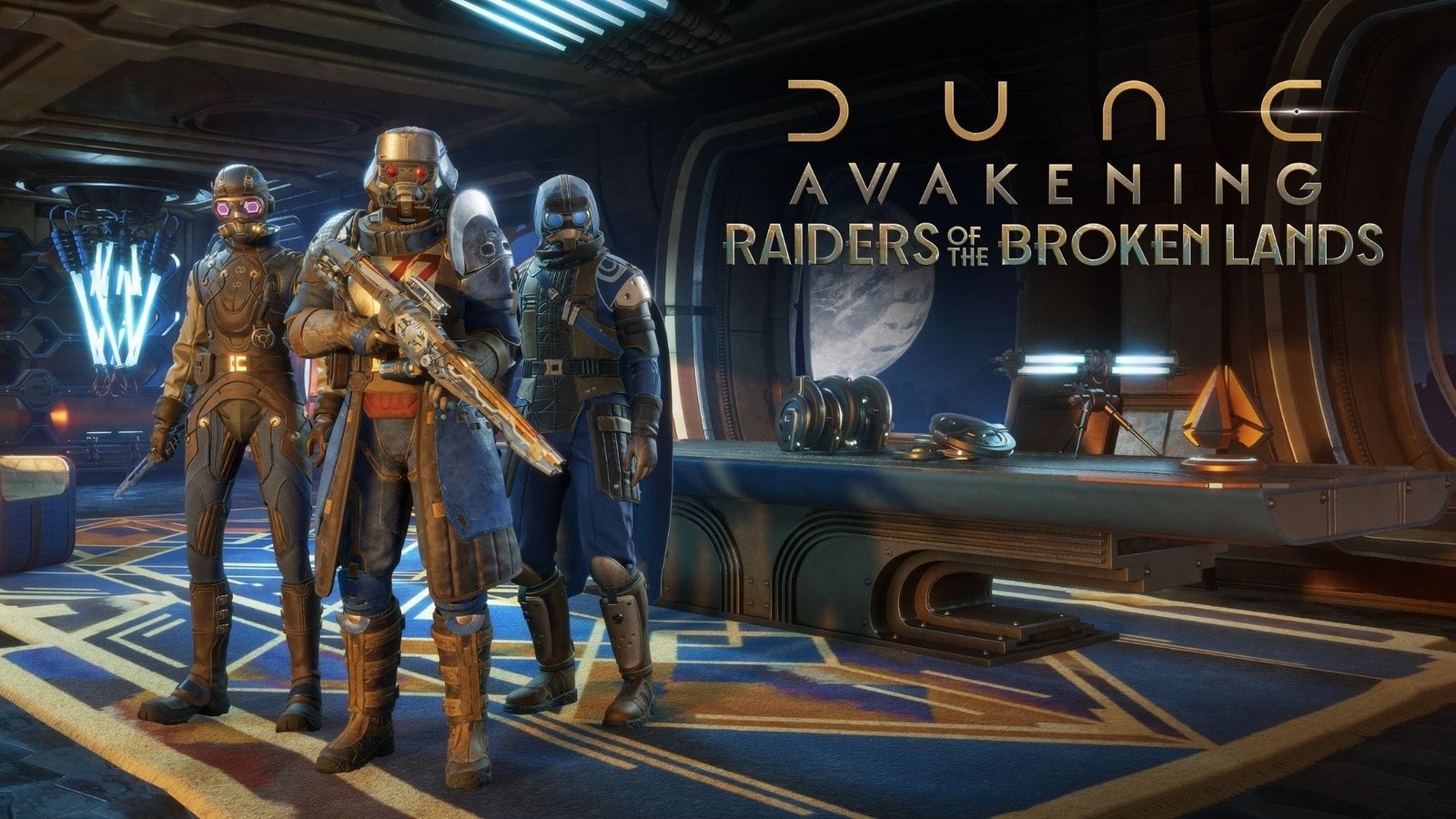 Raiders of the Broken Lands DLC Dune Awakening con nuevas armaduras smuggler y equipamiento construcción bases