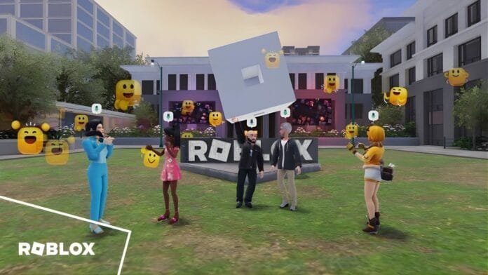 Logo de Roblox con estadísticas de ganancias de creadores en 2025