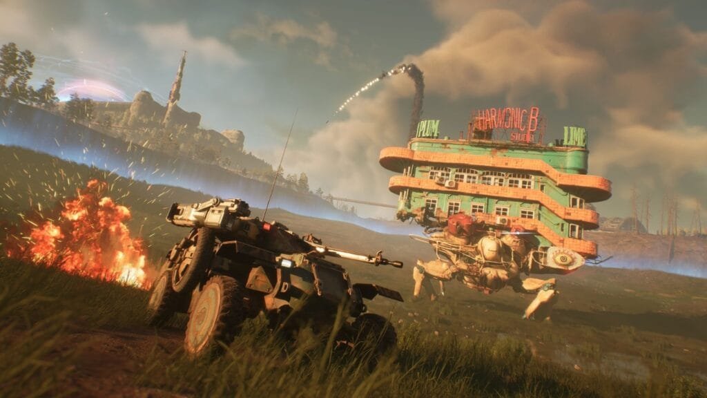 Combate entre mechs en TankRat mostrando personalización de vehículos de guerra