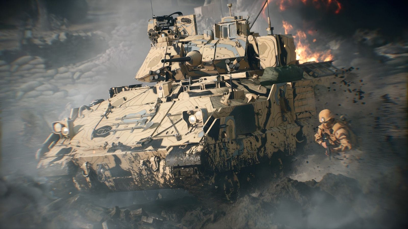 battlefield-6-temporada-1-frostfire-extension Imagen promocional de la extensión de Temporada 1 de Battlefield 6 con la Ruta de Bonus Frostfire