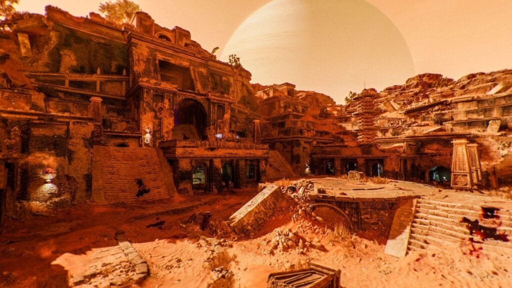 Templo en Marte arena de jefes en Black Ops 7 modo Zombis