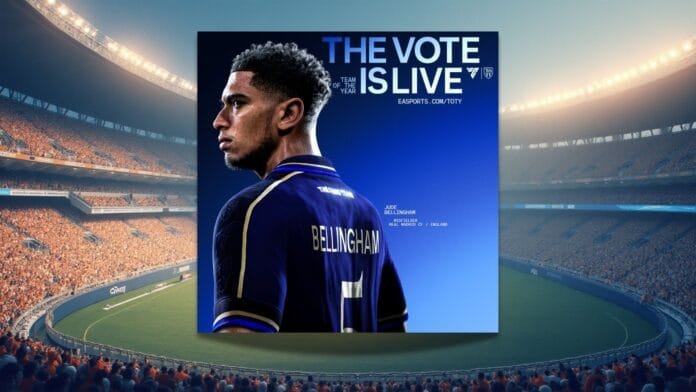Imagen promocional del TOTY 2026 de EA SPORTS FC 26 con el texto 