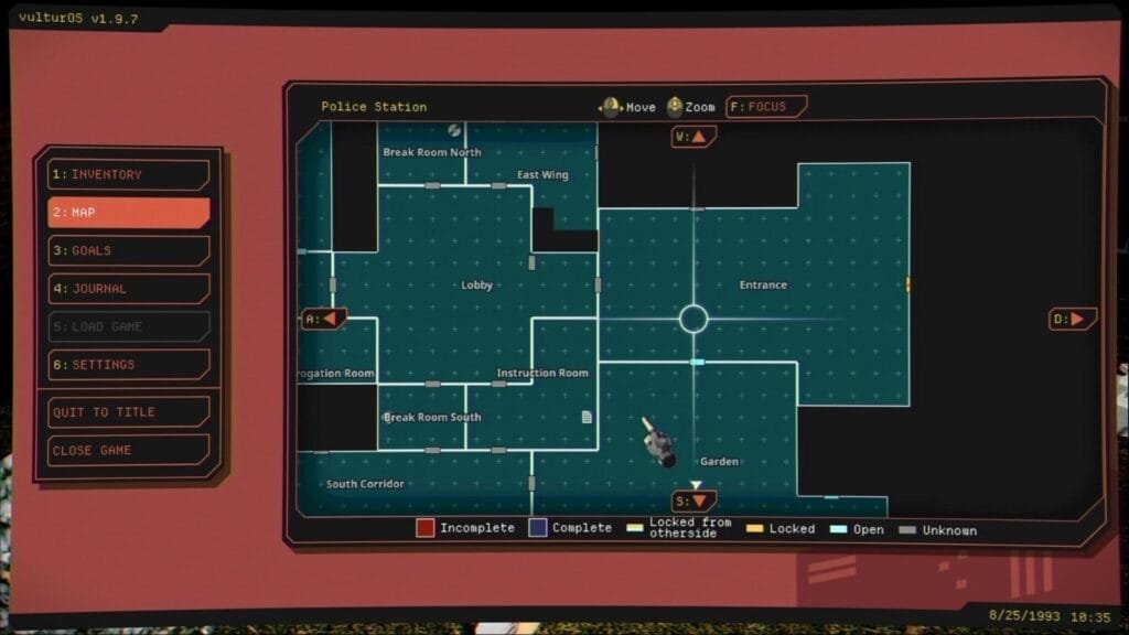Vultures mapa mision comisaria policia Valle de Salento demo Steam Ubicación: En la sección "Demo gratuita: 45 minutos de terror táctico"