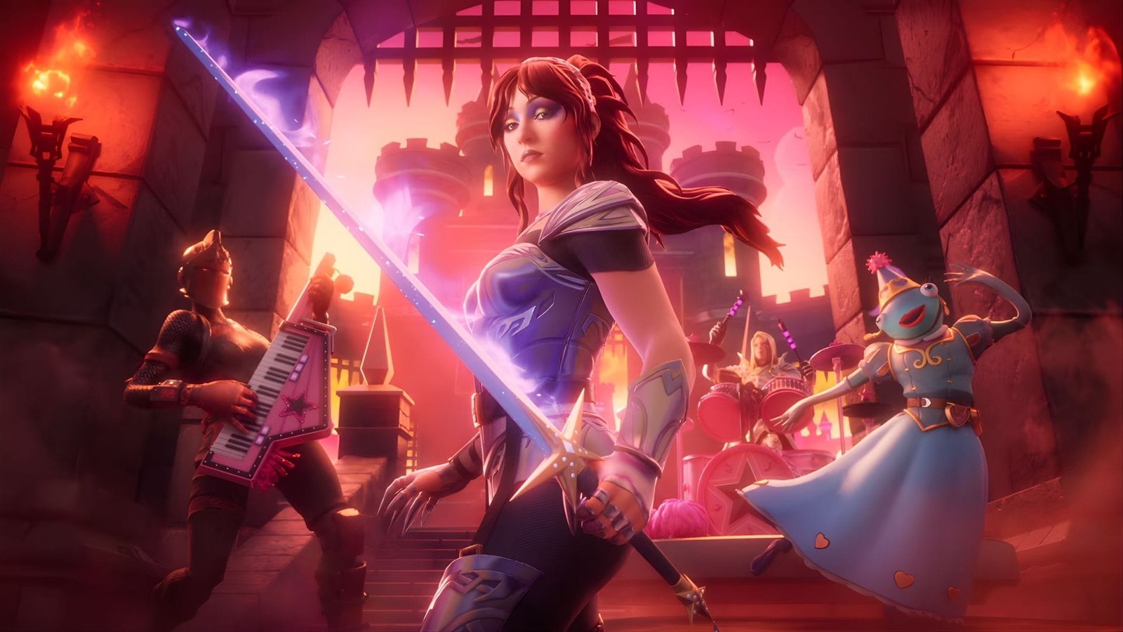 Chappell Roan Fortnite Festival Temporada 13 atuendo Pink Pony Club escenario principal