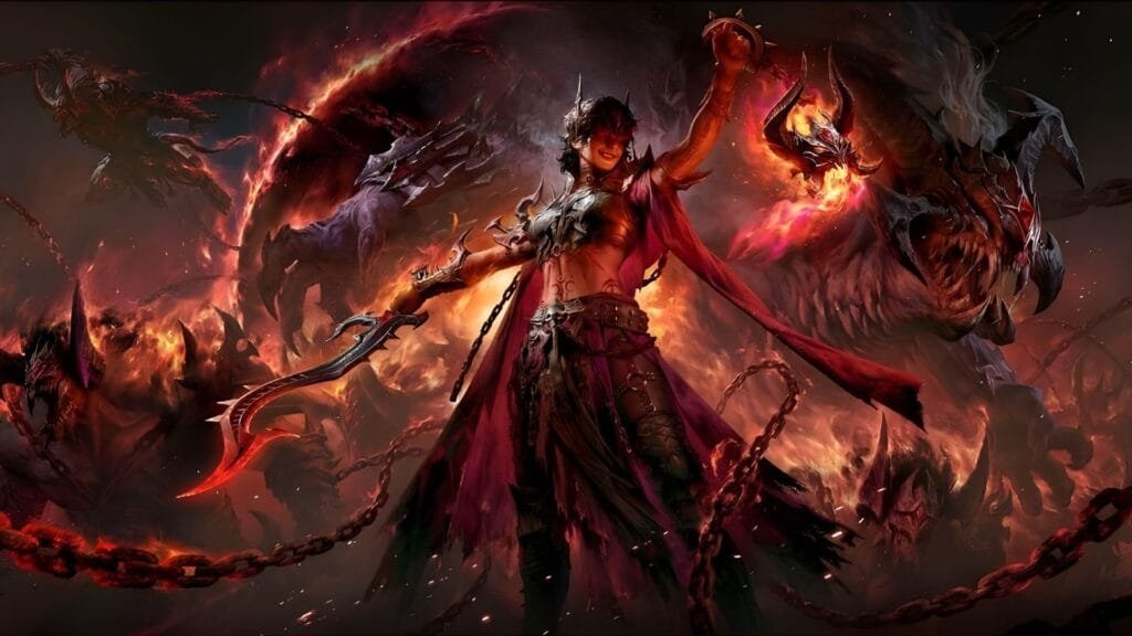 Conjurador nueva clase Diablo 30 aniversario invocando demonios