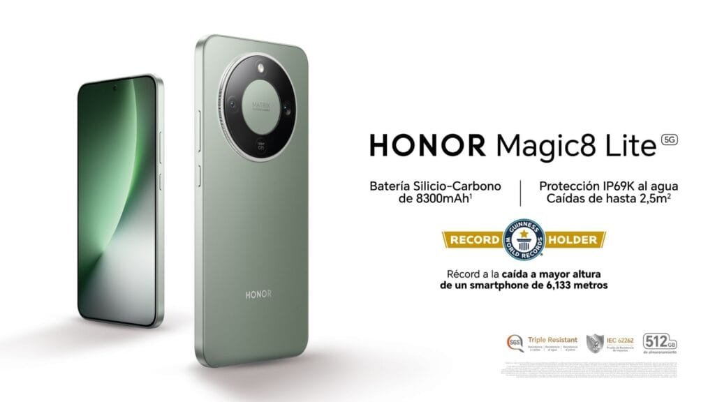 HONOR Magic8 Lite especificaciones técnicas precio Colombia cámara 108MP Snapdragon