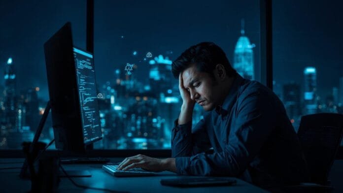 ia-reemplaza-trabajo-colombia-2026 IA y trabajo en Colombia 2026 empleados agotados burnout inteligencia artificial