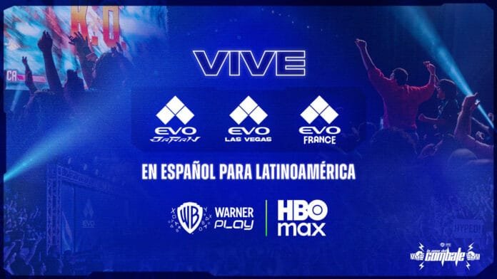 EVO Japan 2026 transmisión en español Warner Play HBO Max Latinoamérica