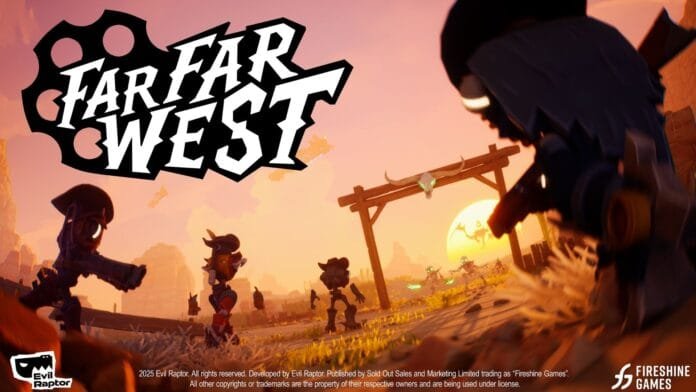Far Far West shooter co-op Steam Early Access 2026 vaqueros robot