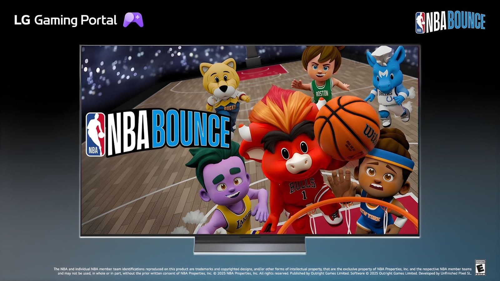 NBA Bounce disponible en Smart TV LG sin consola en Colombia
