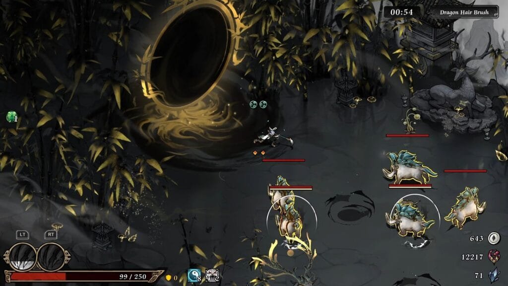 Realm of Ink bioma folclore chino gameplay PS5 Xbox Series Nintendo Switch