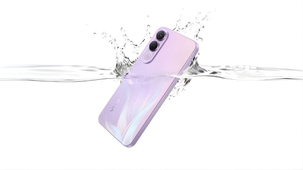 Vivo V70 FE con certificación IP68 IP69 resistente al agua y polvo