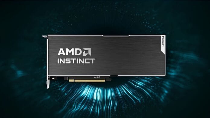 GPU AMD Instinct MI350P PCIe acelerador IA empresarial 144GB HBM3E