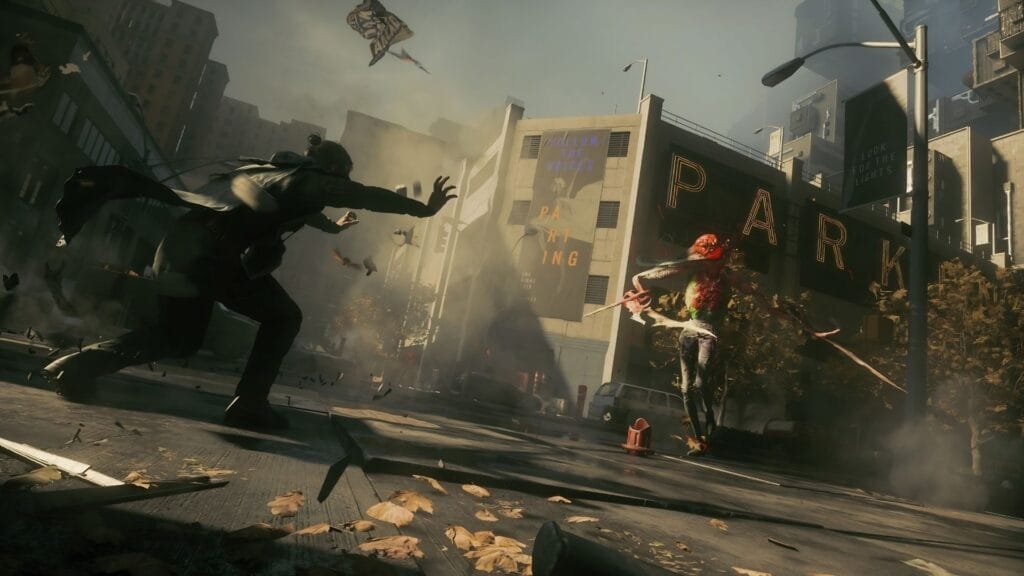 Control Resonant gameplay calles Nueva York combate RPG Xbox PC 2026
