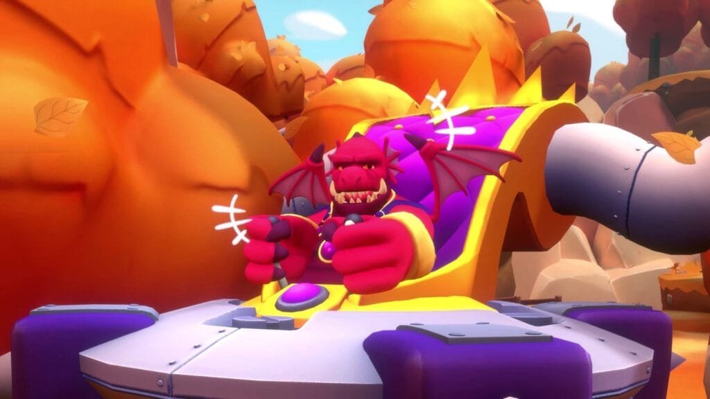 Dracamar Rey Crad villano dragón jefe final plataformas 3D indie 2026