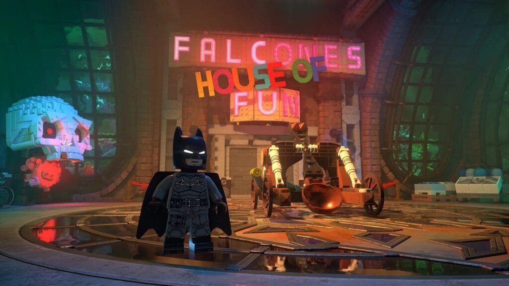 LEGO Batman Legacy Dark Knight Falcones House of Fun misión Gotham City PS5