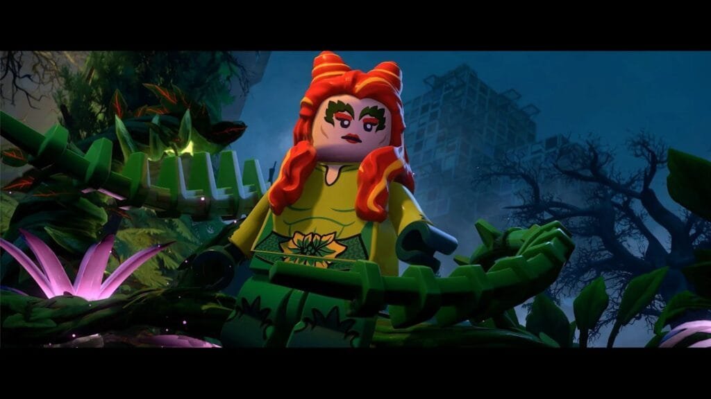 Poison Ivy en LEGO Batman Legacy of the Dark Knight PS5 personajes jugables