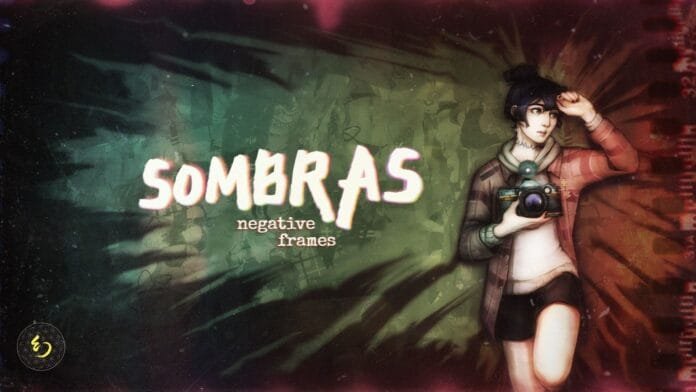 Arte clave de SOMBRAS: negative frames, terror fotográfico indie para PS5 y PC en 2026