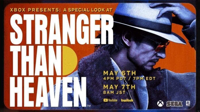 Stranger Than Heaven showcase Xbox SEGA mayo 2026 RGG Studio