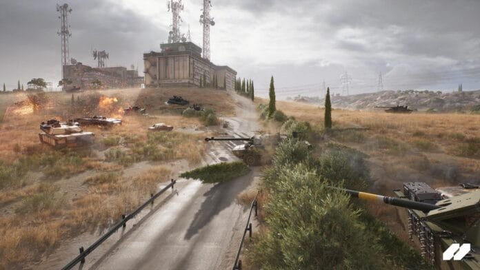 Combate de tanques en World of Tanks HEAT shooter free-to-play PC y consolas 2026