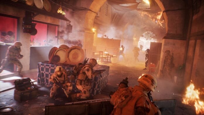 battlefield-6-temporada-3-detonacion Soldados en combate cuerpo a cuerpo en Battlefield 6 Temporada 3 Detonación