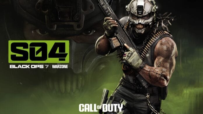 call-of-duty-black-ops-7-temporada-4-warzone Póster oficial de la Temporada 4 de Call of Duty Black Ops 7 y Warzone con el logo S04
