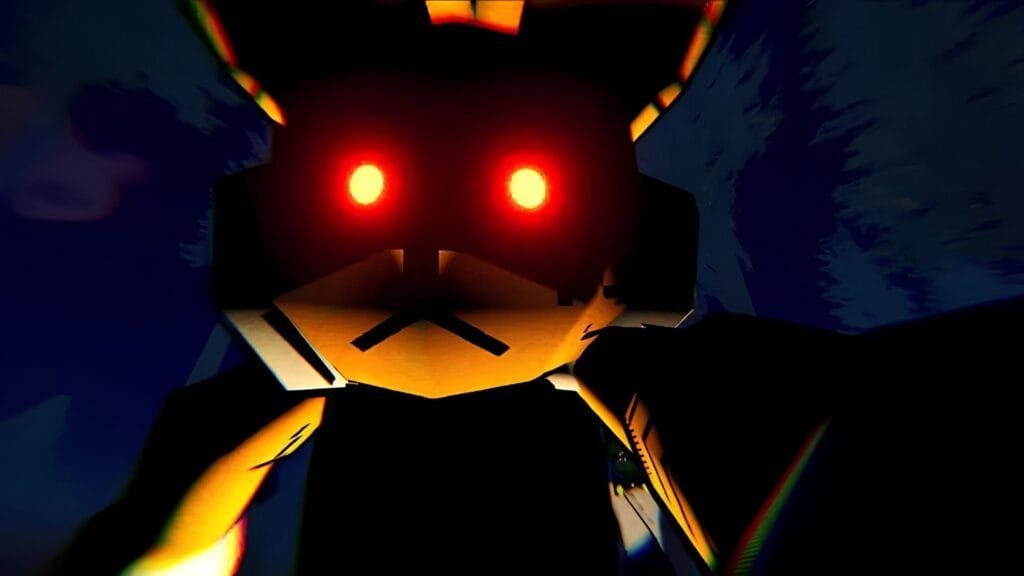 Friendly Pal con ojos rojos de FERALPALS terror atmosférico indie PC