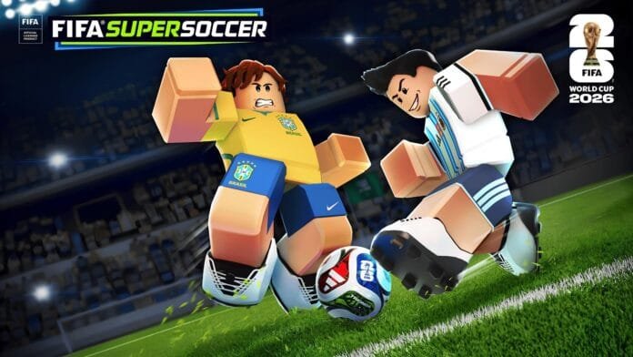 fifa-super-soccer-roblox-mundial-2026 FIFA Super Soccer en Roblox con el evento oficial del Mundial FIFA 2026 y las 48 selecciones