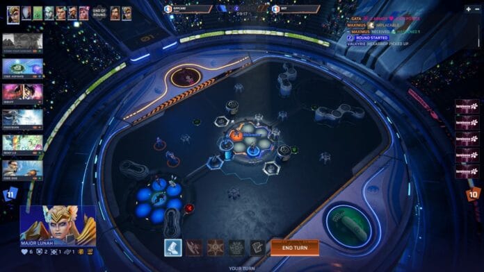 Infinity HexaDome Tactics gameplay arena hexagonal táctico por turnos PC Steam 2026