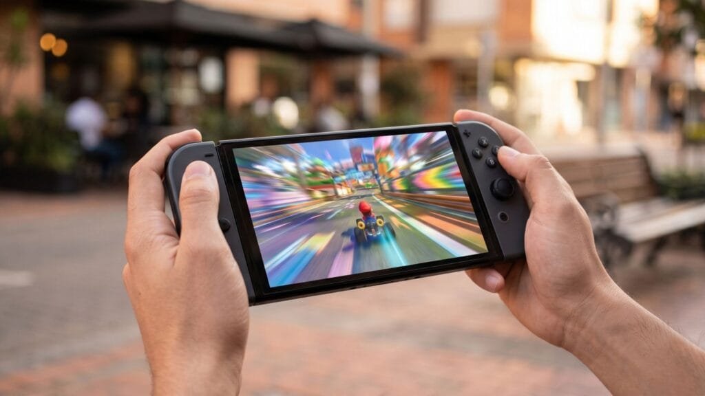 ¿Qué consola comprar en Colombia en 2026?: PS5, Xbox Series X o Nintendo Switch 2, precio en COP y cuál vale la pena 3 Nintendo Switch 2 en modo portátil — disponible en Colombia desde junio 2025